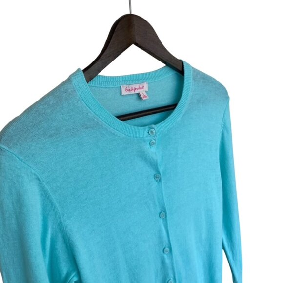 Fresh Produce Teal Button Front Cardigan - Small - Picture 2 of 4